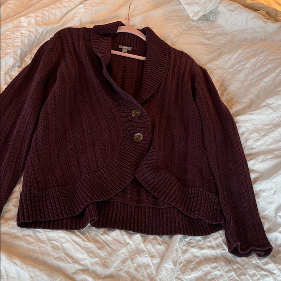 J. Jill Cardigan. Feminine and restrained, quietly tailored, not slouchy. Size L - Picture 6 of 6